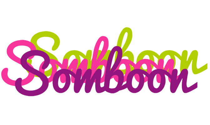 Somboon flowers logo