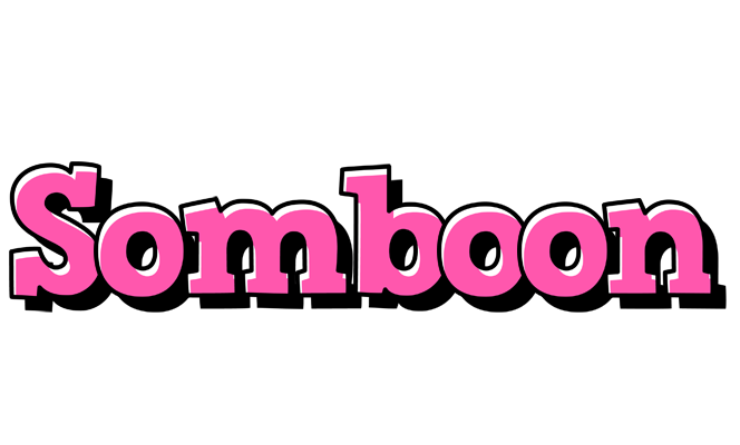 Somboon girlish logo