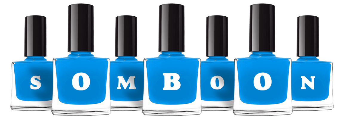 Somboon glossy logo