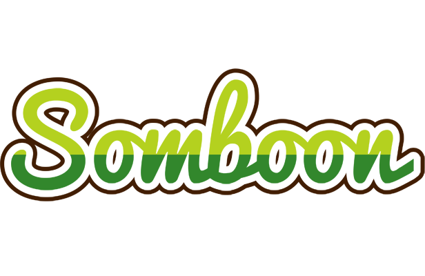 Somboon golfing logo