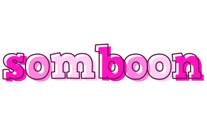 Somboon hello logo