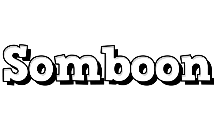 Somboon snowing logo