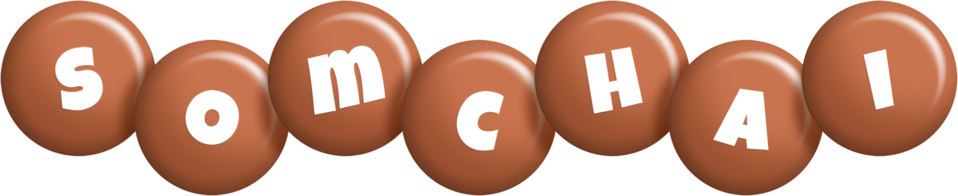 Somchai candy-brown logo