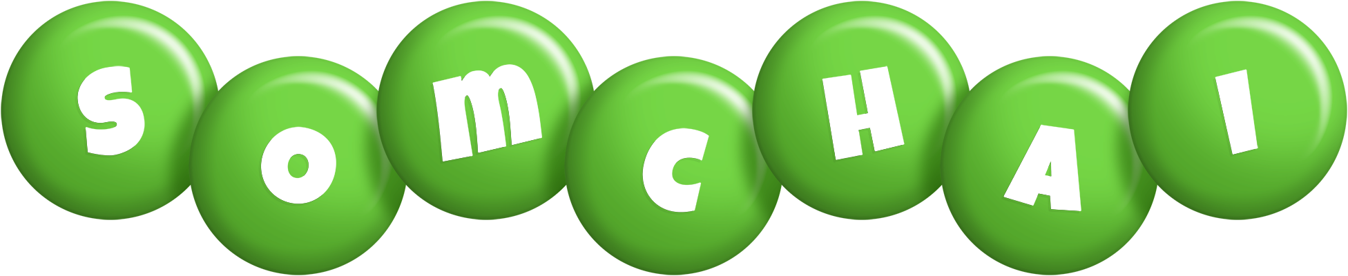 Somchai candy-green logo