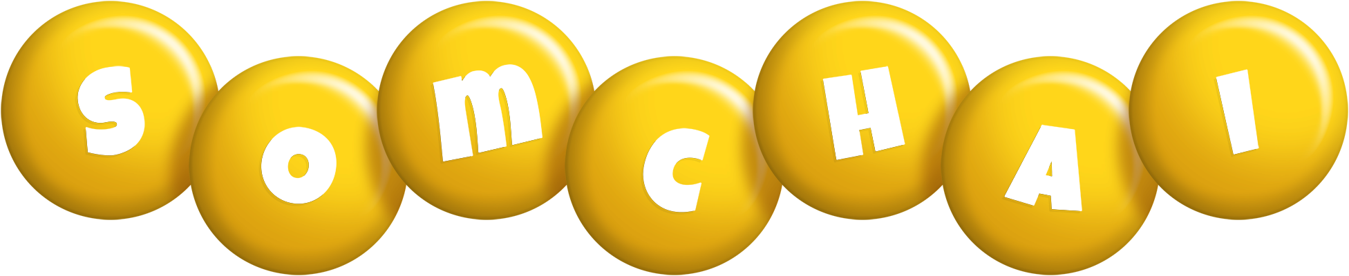 Somchai candy-yellow logo