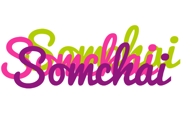 Somchai flowers logo
