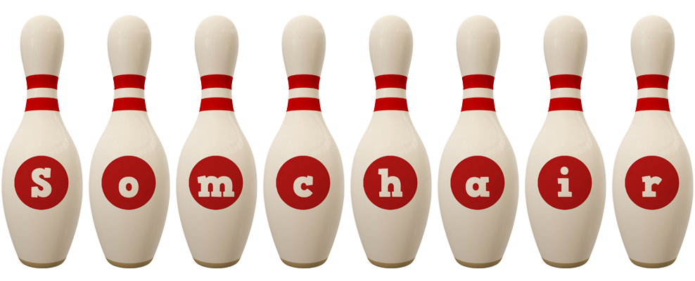Somchair bowling-pin logo