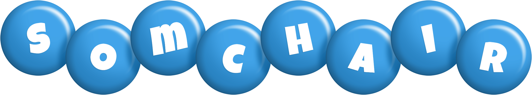 Somchair candy-blue logo