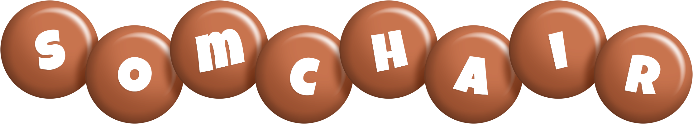 Somchair candy-brown logo