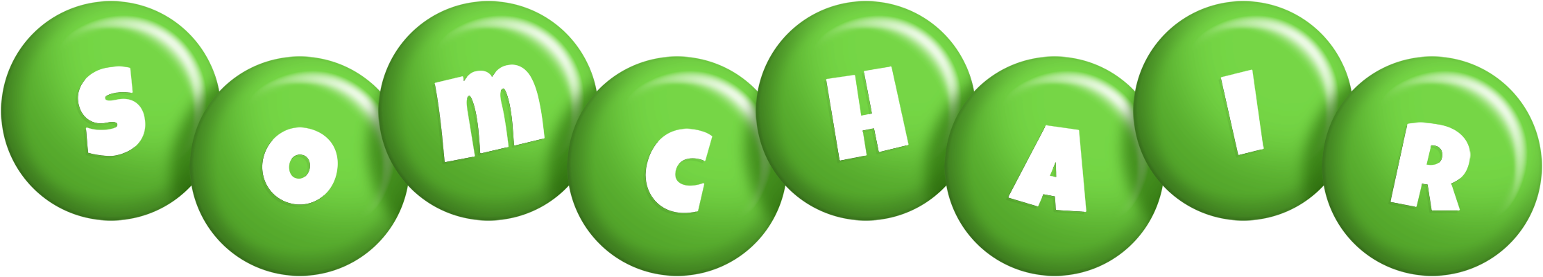 Somchair candy-green logo