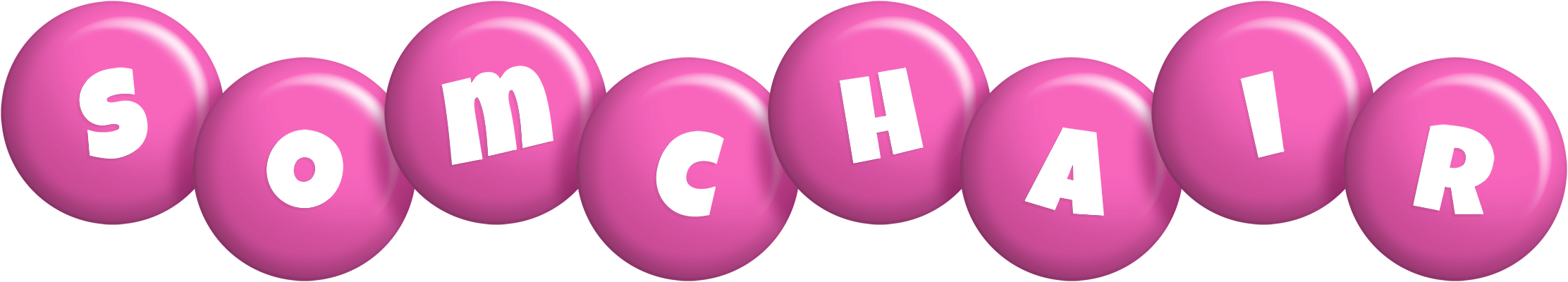 Somchair candy-pink logo