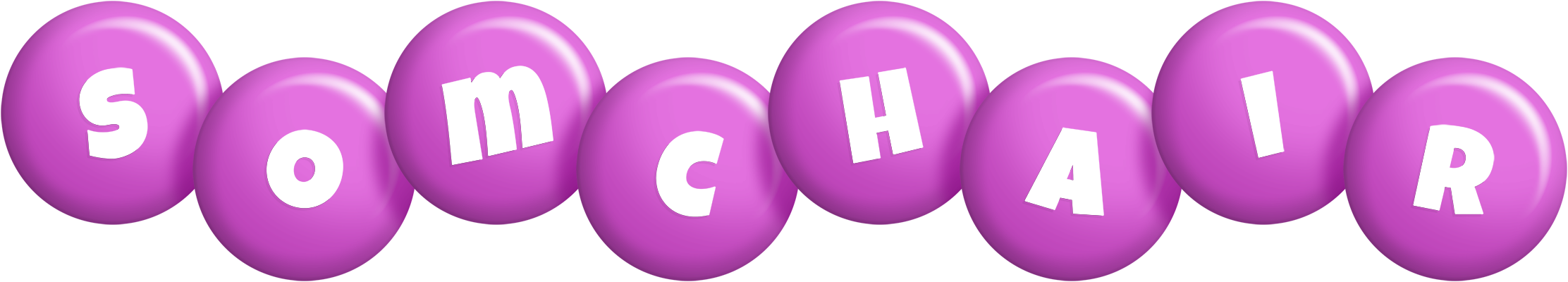 Somchair candy-purple logo