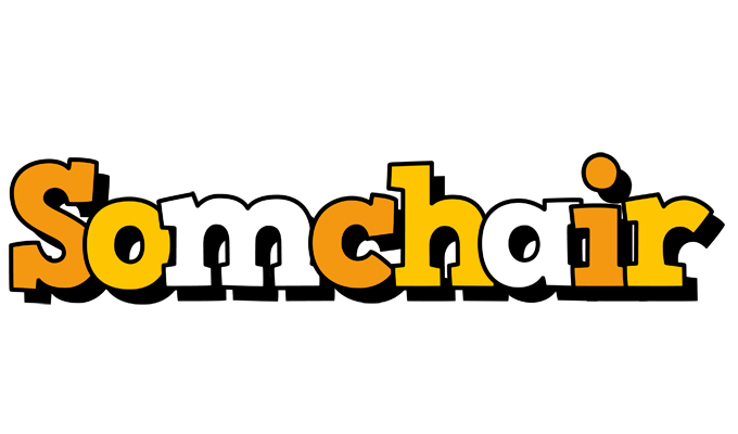 Somchair cartoon logo