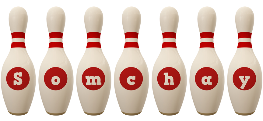 Somchay bowling-pin logo