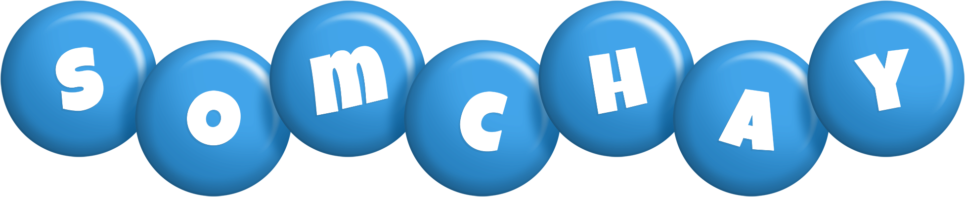 Somchay candy-blue logo