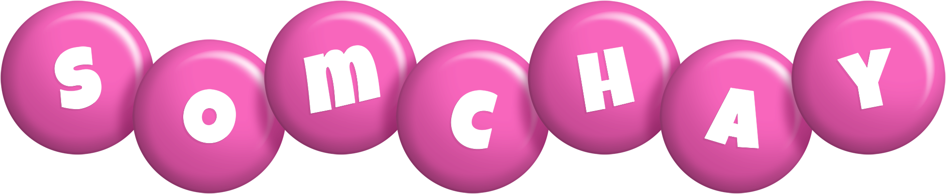 Somchay candy-pink logo
