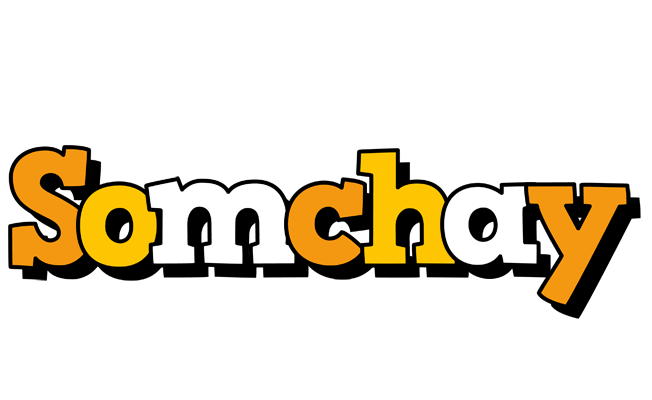 Somchay cartoon logo