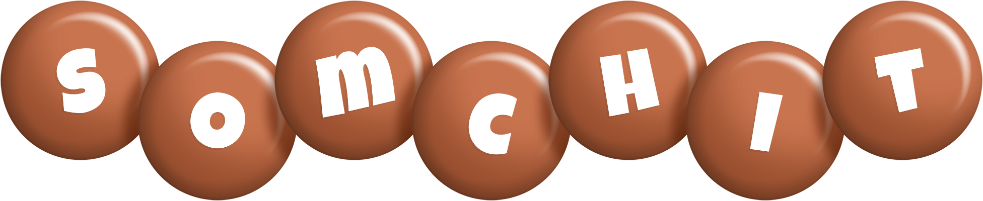 Somchit candy-brown logo