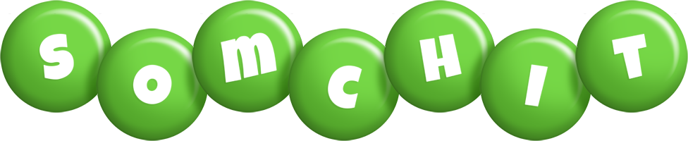 Somchit candy-green logo