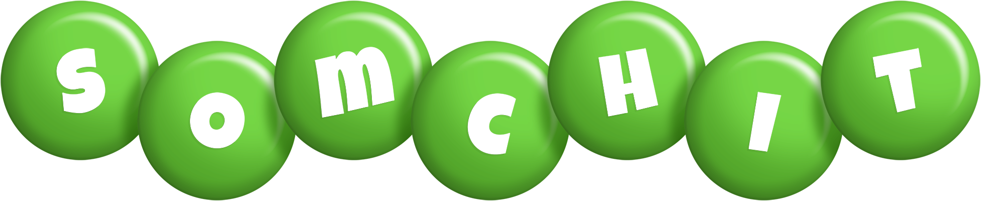 Somchit candy-green logo