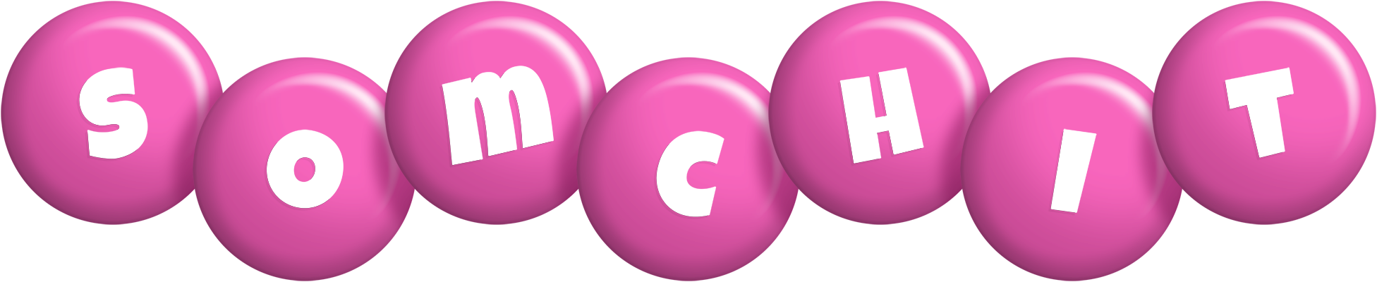 Somchit candy-pink logo