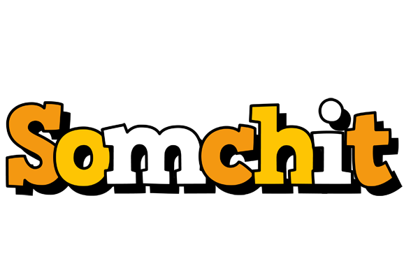Somchit cartoon logo