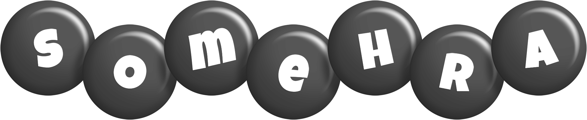 Somehra candy-black logo