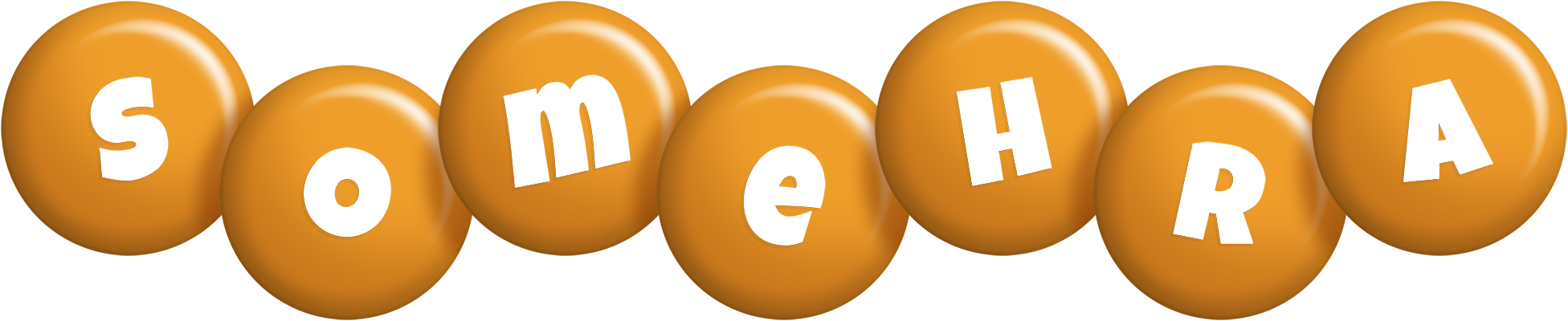 Somehra candy-orange logo