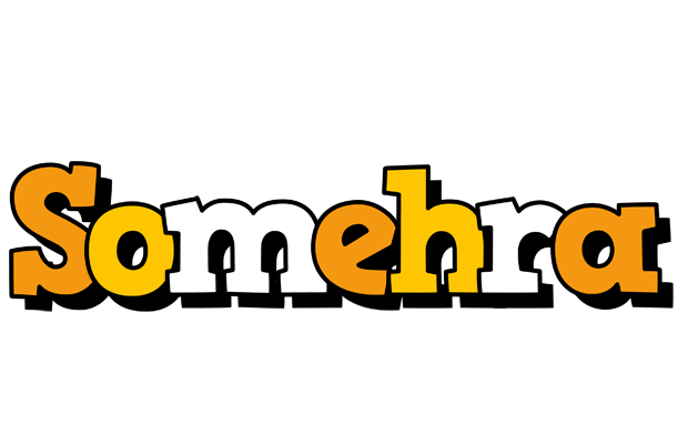 Somehra cartoon logo