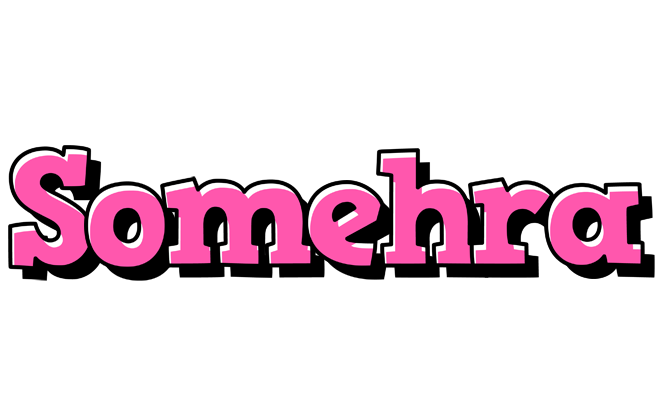 Somehra girlish logo