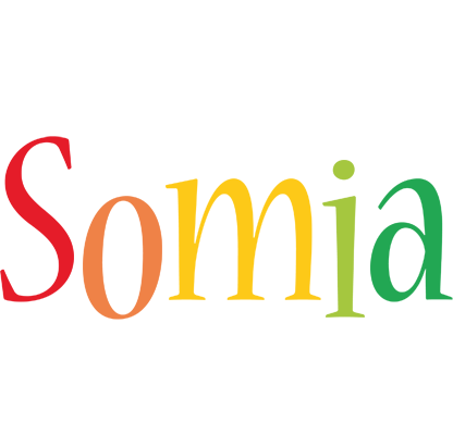 Somia birthday logo
