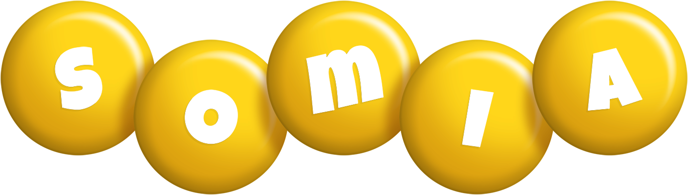 Somia candy-yellow logo