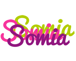 Somia flowers logo