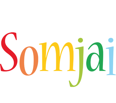 Somjai birthday logo