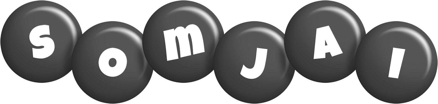 Somjai candy-black logo
