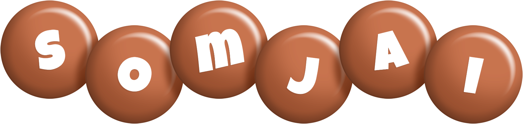 Somjai candy-brown logo