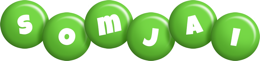 Somjai candy-green logo