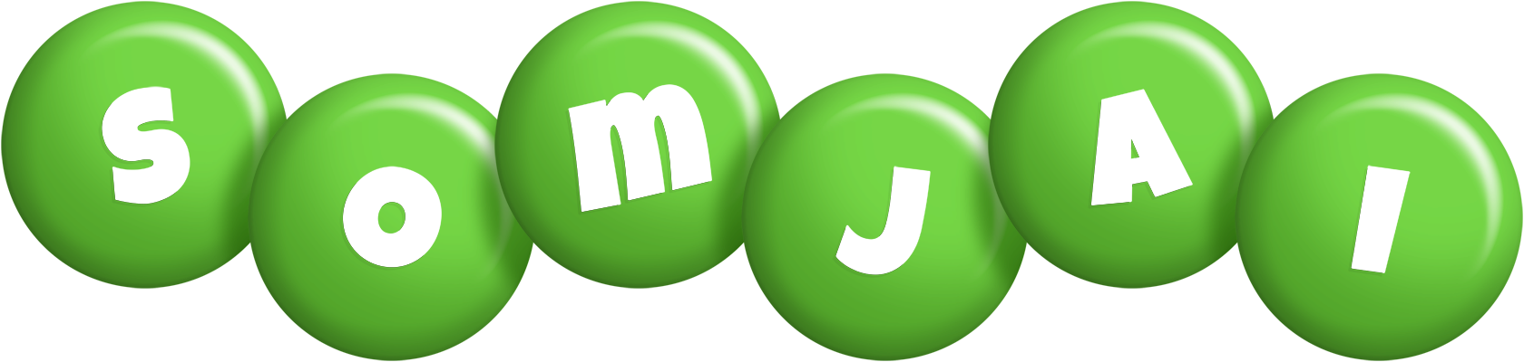 Somjai candy-green logo