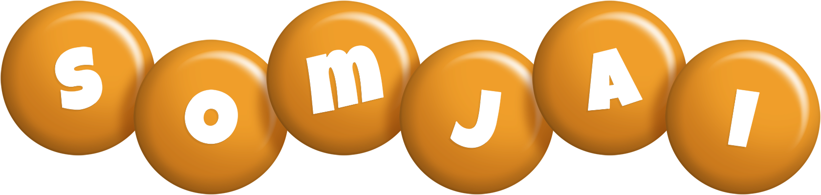 Somjai candy-orange logo