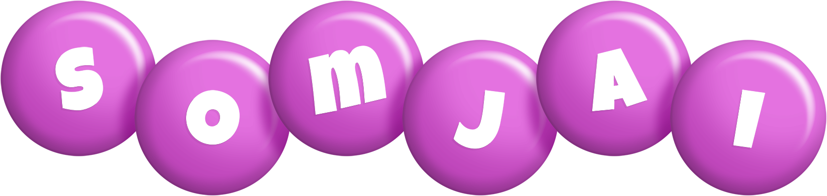 Somjai candy-purple logo