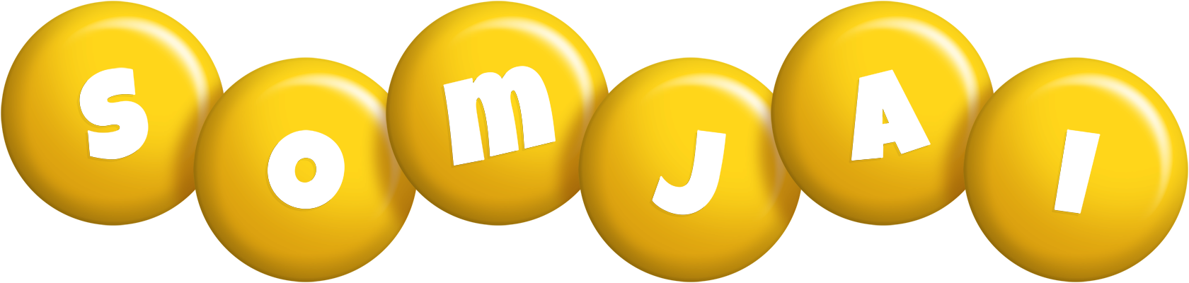 Somjai candy-yellow logo