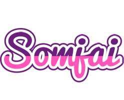 Somjai cheerful logo