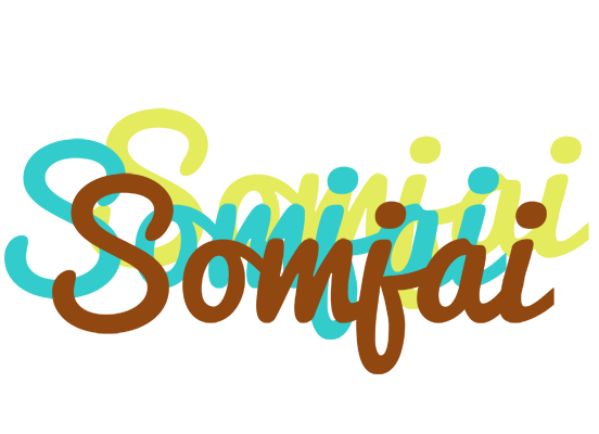 Somjai cupcake logo