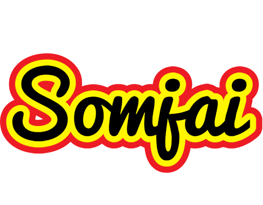 Somjai flaming logo