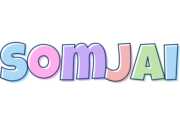 Somjai pastel logo