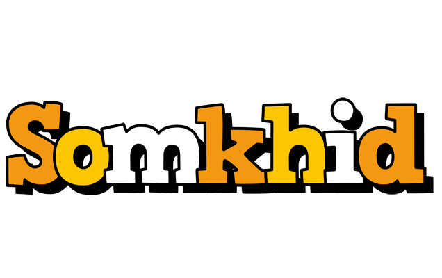 Somkhid cartoon logo