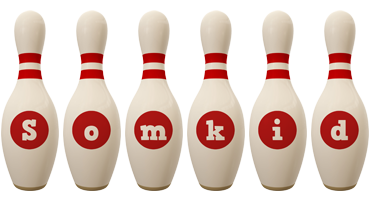 Somkid bowling-pin logo