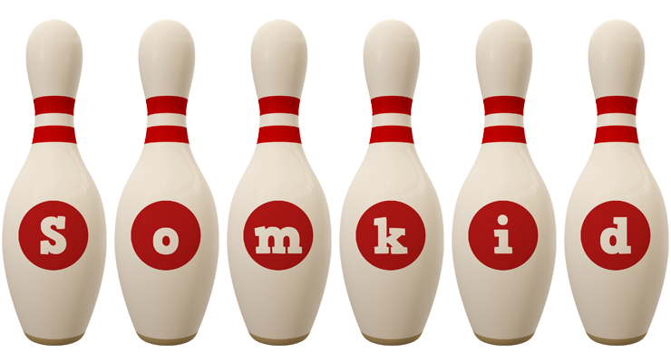 Somkid bowling-pin logo