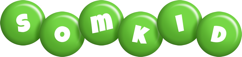 Somkid candy-green logo