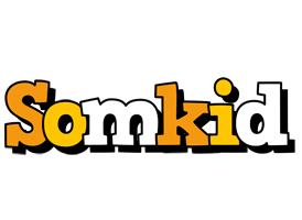 Somkid cartoon logo